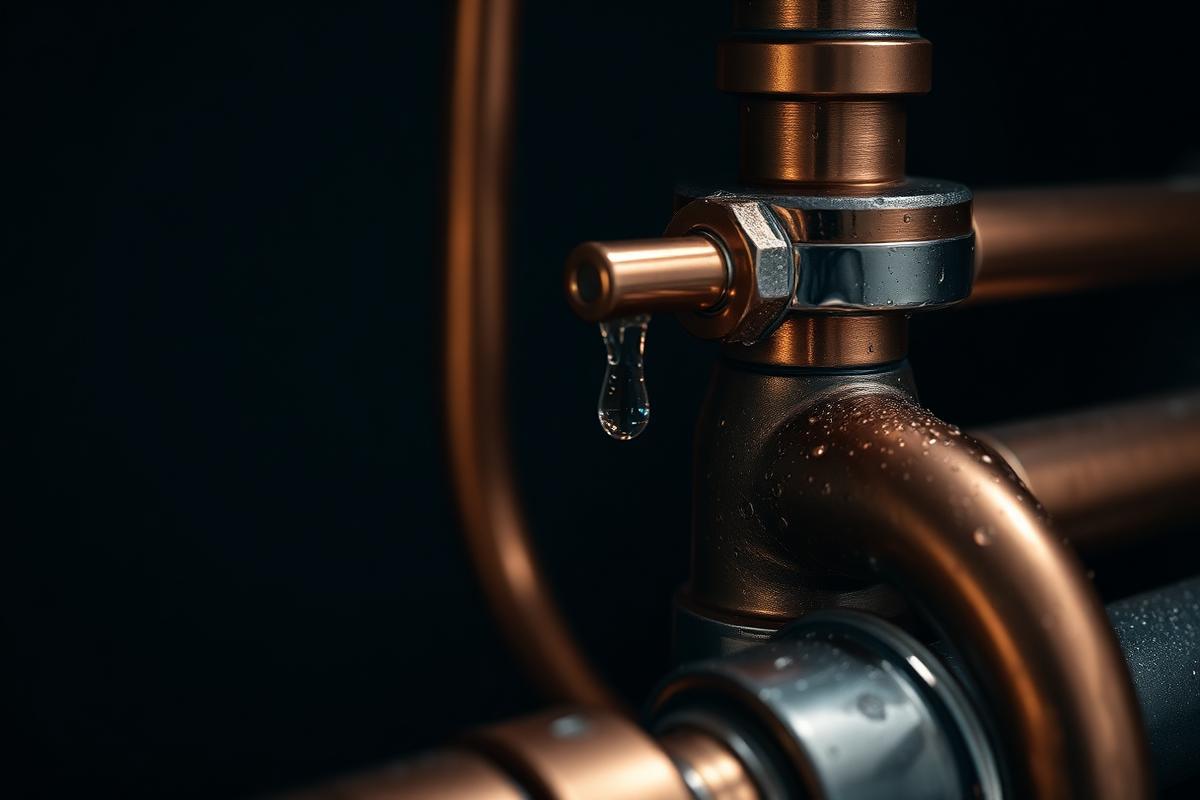 Professional copper supply lines installed by Tarpon Springs Pro Plumbing